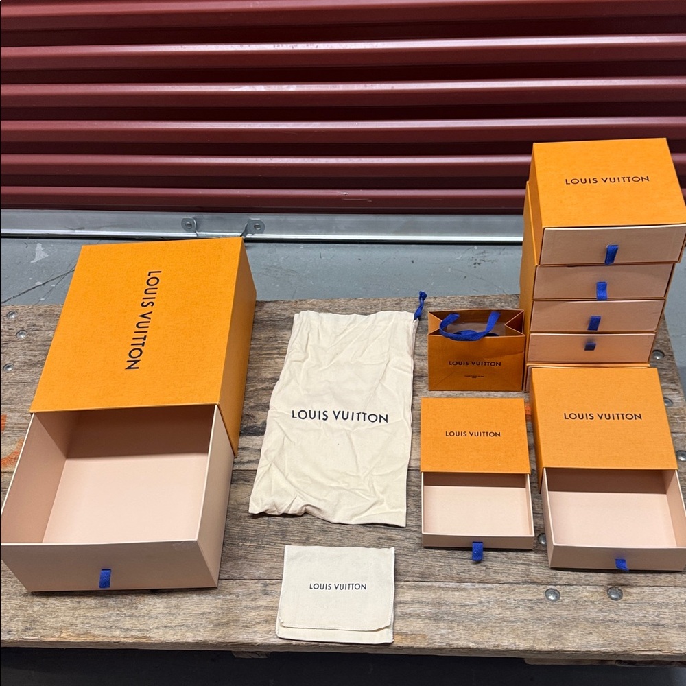 Authentic Louis Vuitton Empty Boxes & Dust Bags Multiple Sizes Read Description